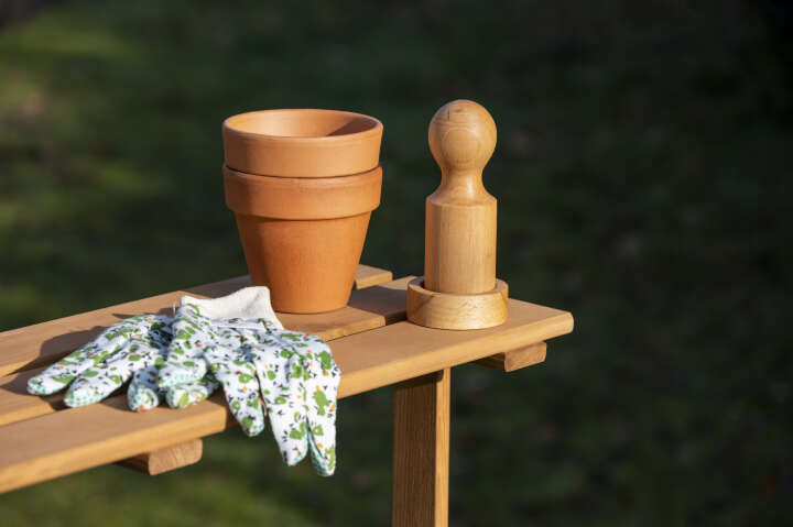 dobar Hochbeet Florenz mit erhöhter Ablage